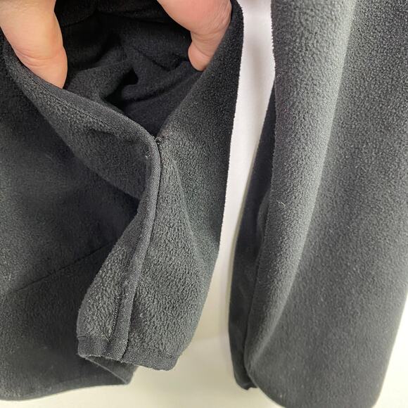 Kate Hill Black Mock Neck Fleece Long Sleeve Pullover Women's Size X-Large XL - Picture 2 of 6